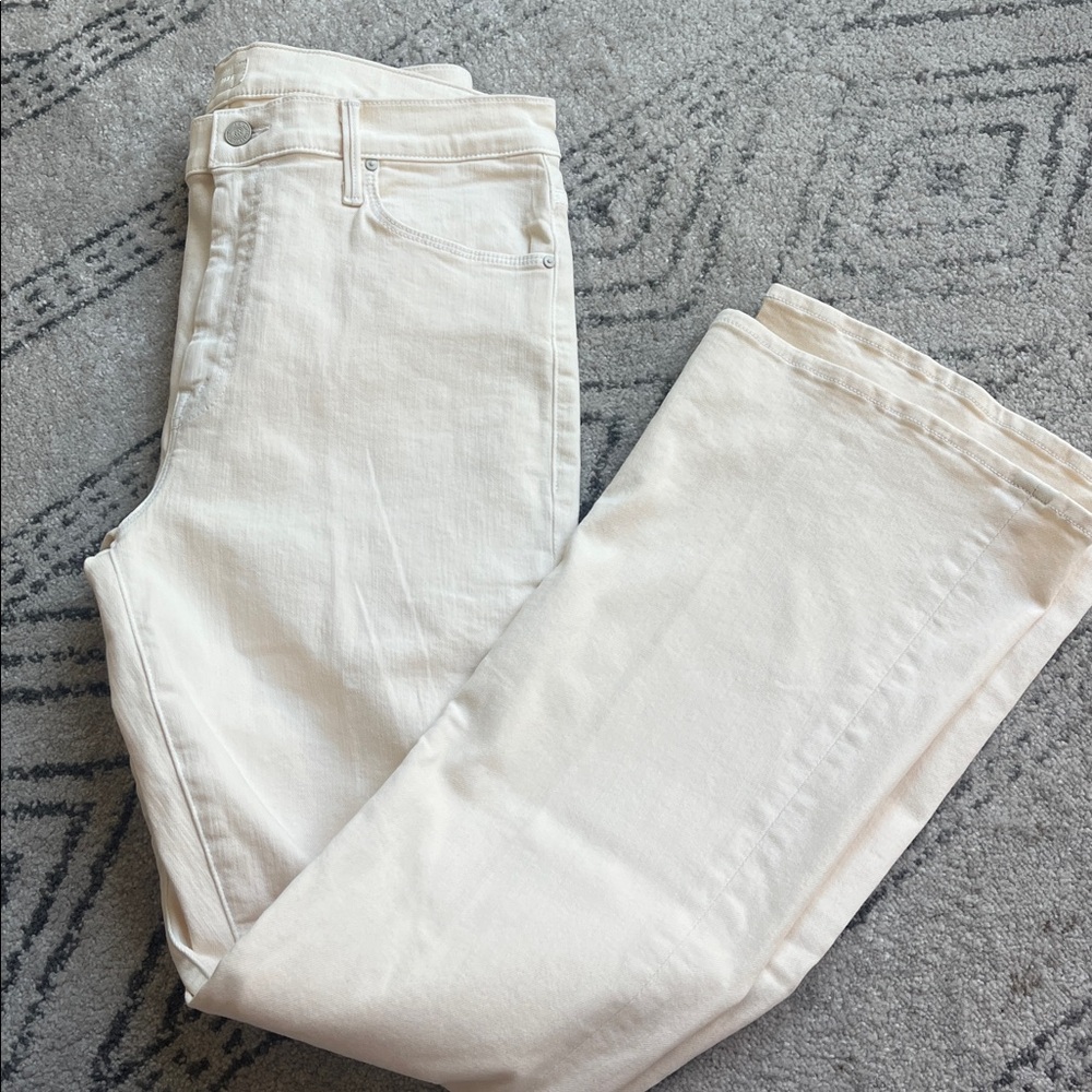 MOTHER Women's Cream Jeans
